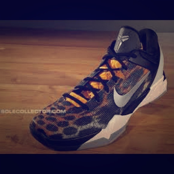 kobe leopard shoes